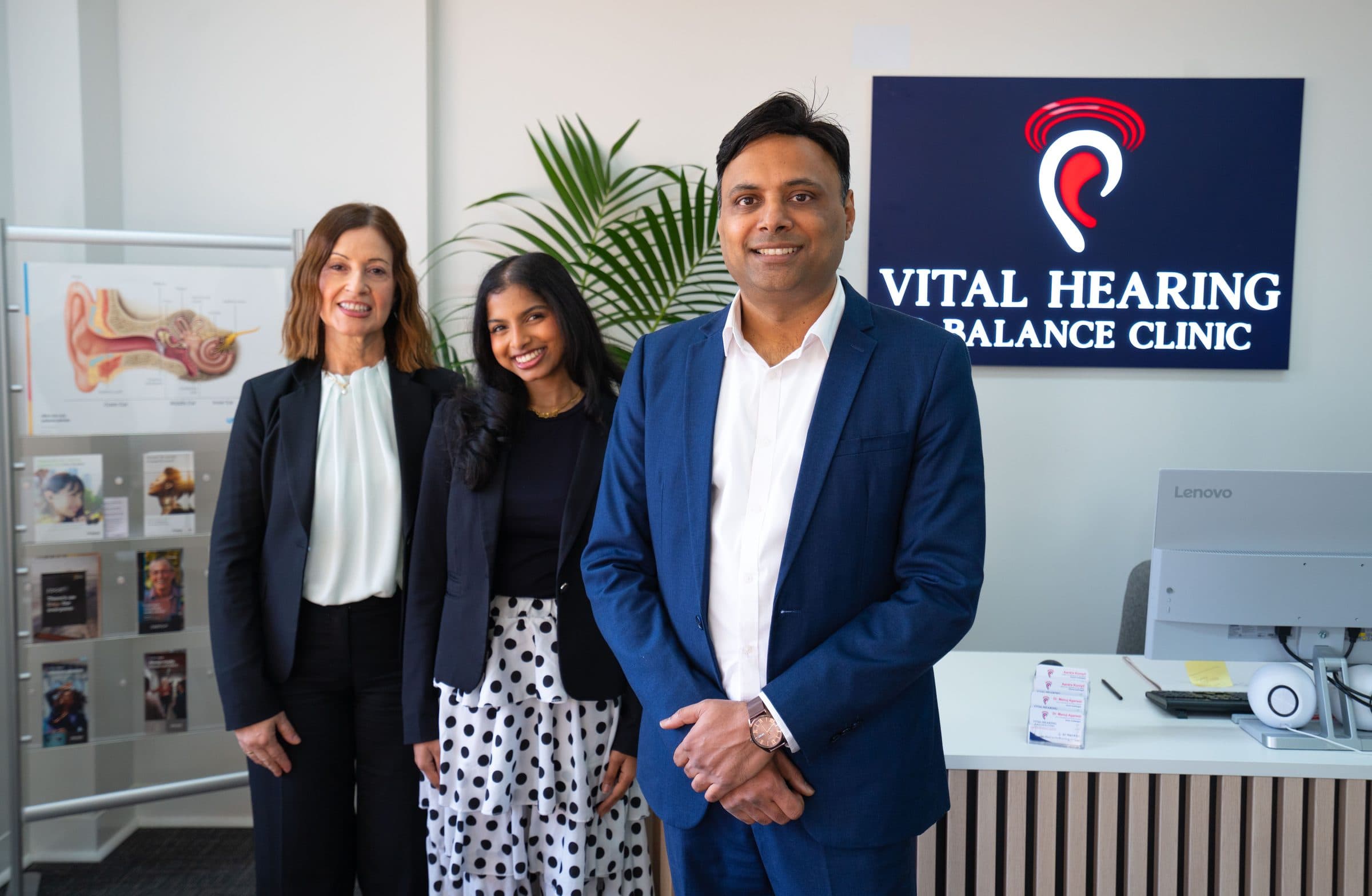 The audiology team at Vital Hearing & Balance Clinic